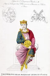 Portrait de Charles II le Chauve