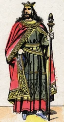 Portrait de Childebert II (v. 570 - 596), roi d