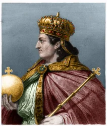 Portrait de Childebert II (v. 570 - 596), Roi d