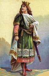 Portrait de Clotaire III, roi des Francs (652-673)