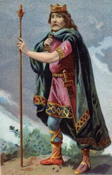 Portrait de Clotaire Ier, roi des Francs de 511 à 561).