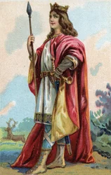 Portrait de Clovis III, roi des Francs de 691 à 695