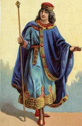 Portrait de Dagobert II, roi des Francs de 711 à 716