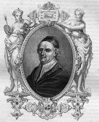 Portrait de Gaspard Contarini (1483-1542) Cardinal et Légat du Pape Paul III à la Diète de Ratisbonne. Gravure dans "Histoire des Papes (...) Crimes des Reines, Rois et Empereurs à travers les siècles" par Maurice Lachatre