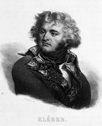 Portrait du Général Jean Baptiste Kléber (1753 - 1800) - dans "Révolution française" par Thiers. 19e siècle