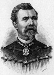 Portrait du Général de Reffye - dans "Album de la Science; savants illustres; Grandes découvertes" 1896.