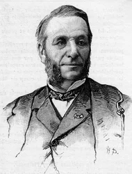 Portrait de Georges Guiffrey (1827-1887), Sénateur des Hautes-Alpes entre 1879-1887.