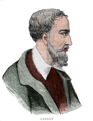 Portrait de Gerolamo Cardano (Girolamo Cardano, Hieronymus Cardanus ou Jérôme Cardan)
