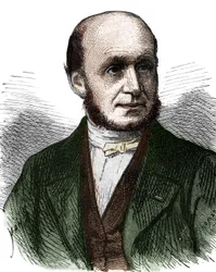 Portrait de Guillaume Benjamin Duchenne de Boulogne (1806 - 1875), médecin français - dans « Album de la Science ; savants illustres ; Grandes découvertes » 1896.