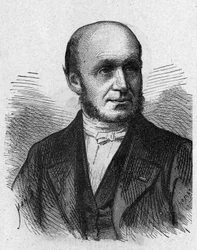 Portrait de Guillaume Benjamin Duchenne de Boulogne (1806 - 1875), médecin français - dans « Album de la Science ; savants illustres ; Grandes découvertes » 1896.