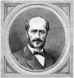 Portrait de Gustave Lambert (1824-1871), hydrographe et explorateur français, auteur d