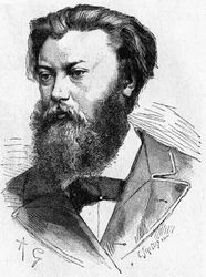 Portrait de Jablochkoff - dans "Album de la Science; savants illustres; Grandes découvertes" 1896.