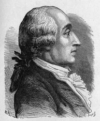 Portrait de Jacques Alexandre César Charles (1746 - 1823), physicien français - dans « Album de la Science; savants illustres; Grandes découvertes » 1896