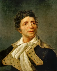 Portrait de Jean-Paul Marat (peinture sur toile)