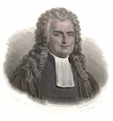 Portrait de Jean Baptiste Antoine de Montyon (1733-1820), économiste et magistrat français. dans "Portraits des Hommes Utiles"