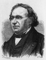 Portrait de Jean Baptiste Dumas (1700 - 1884) - Album de la Science; savants illustres; Grandes découvertes 1896