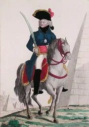 Portrait de Jean Baptiste Kléber (1753-1800) aux Pyramides, fin du XVIIIe siècle