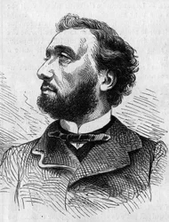 Portrait de Léon Gambetta (1838-1882), homme politique français. Gravure dans « Le Monde Illustré » n°634 du 5 juin