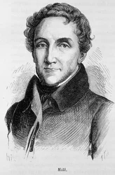 Portrait de Louis-Mathieu Molé - Portrait de Louis Mathieu, Comte de Molé (1781 - 1855), homme politique français - dans “L