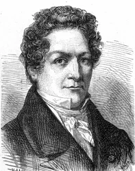 Portrait de Louis Jacques Thénard (1777 - 1857), chimiste français - dans « Album de la Science ; savants illustres ; Grandes découvertes » 1896