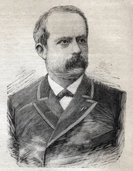 Portrait de Louis Lépine (1846-1933), préfet de Paris, dans « Le Petit Parisien » le 23/07/1893 (gravure)
