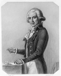 Portrait de Marguerite Élie Guadet, homme politique français (1758-1794). Dans «L