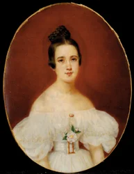 Portrait de Marie-Célestine De Gas, mère d