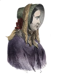 Portrait de Marie Fortunée Capelle, Marie Lafarge (Madame) (1816-1852) criminelle française