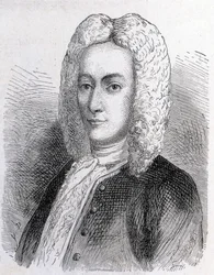 Portrait de Mathieu Dutilh (1715-1791) - dans « Album de la Science; savants illustres; Grandes découvertes » 1896