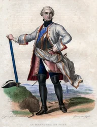 Portrait de Maurice de Saxe (1696-1750)