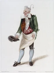 Portrait de Monsieur Gattie dans le ballet de la Paysanne supposée