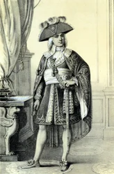 Portrait de Paul de Barras (1755-1829), homme politique français. - dans « Galerie historique de la Révolution française » par Albert Maurin