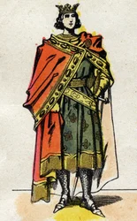 Portrait de Philippe V le Long (1294 - 1322), roi de France.