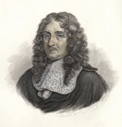 Portrait de Pierre Paul de Riquet (1604-1680), ingénieur français. dans "Portraits des Hommes Utiles"