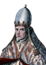 Portrait du pape Sylvestre II (ou Silvestre II) (v. 938-1003)