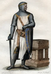 Portrait de Rollon (Robert Ier) (860-v. 927-933), chef viking et duc de Normandie.