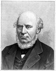 Portrait de Sir John Fowler (1817-1898) ingénieur anglais