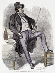 Portrait de Vautrin (personnage inspiré par Vidocq) - dans "Splendeurs et misères des courtisanes" par Balzac.