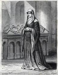 Portrait de la religieuse bénédictine qui aurait été la maîtresse et la sœur du pape Grégoire XII et la mère d