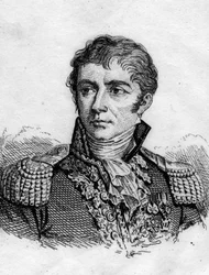 Portrait du général français Honoré Vial (1776-1813). Gravure du XIXe siècle.