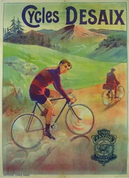 Affiche publicitaire pour les cycles Desaix