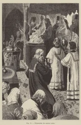 Préparation des saintes huiles