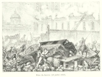 Prise du Louvre, 29 juillet 1830