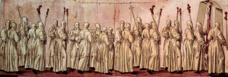 Procession des Pénitents Blancs ou Henri III