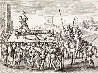Punitions décrétées par le roi Henri VIII contre les catholiques anglais, de 