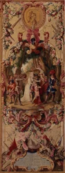 Tapisserie des Gobelins de la Régence avec l