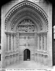 Reproduction du portail de la façade de Saint-Jean-Baptiste à la cathédrale de Rouen