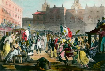 Retour de Napoléon Bonaparte (1769-1821) de l