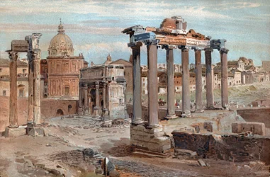 Forum Romain (aquarelle, vers 1900)