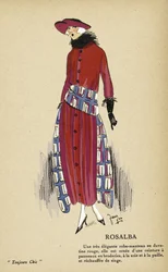 Rosalba, de Toujours Chic, pub.1921-22 (impression pochoir)